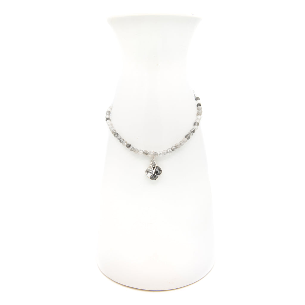 Windsor Collection Grey Agate Short Necklace